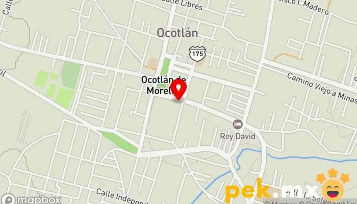 mapa de San Antonino castillo Velazco Condominio en Ocotlán de Morelos