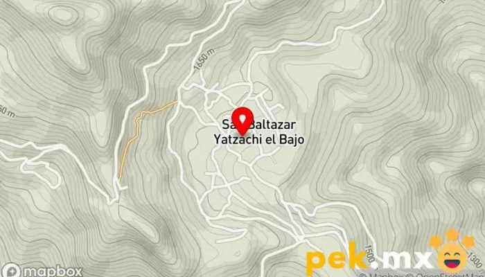 mapa de San Baltazar Yatzachi el Bajo  en San Baltazar Yatzachi el Bajo
