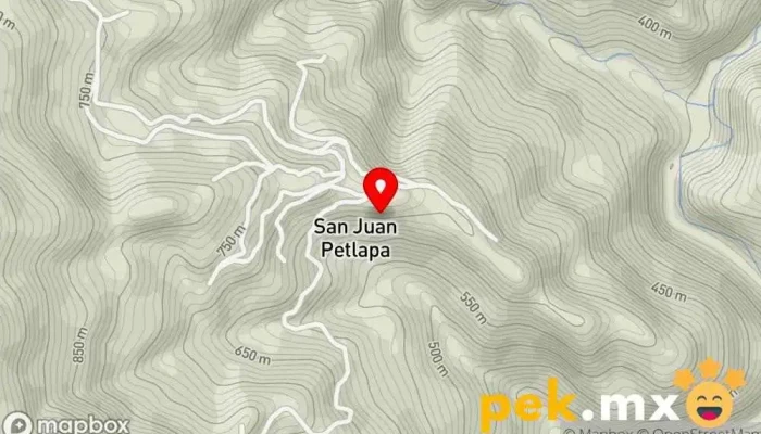 mapa de San Juan Petlapa  en San Juan Petlapa