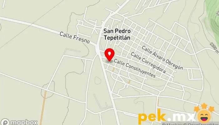 mapa de San Pedro Tepetitlán  en San Pedro Tepetitlán