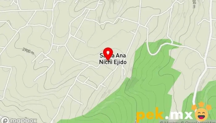 mapa de Santa Ana Nichi ejido Boot Camp en San Felipe del Progreso