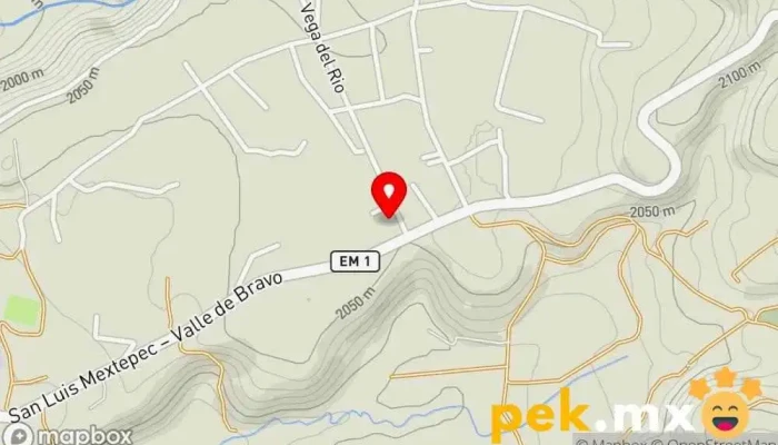 mapa de Santa María Pipioltepec  en Santa María Pipioltepec