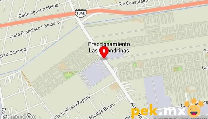 mapa de S.E. CERRILLO Subestación eléctrica en Col. los Cedros