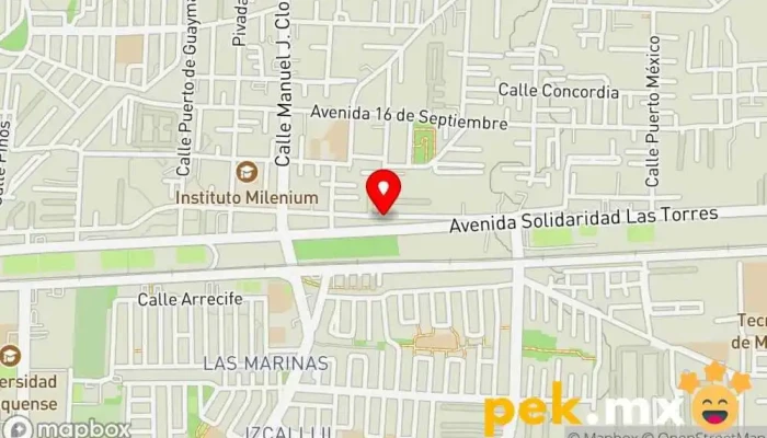 mapa de Seincore Servicio de instalación eléctrica en San Jerónimo Chicahualco