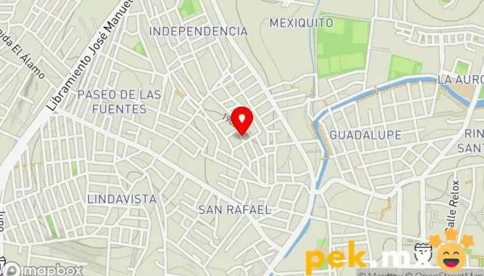mapa de SEP Servicio de Electricidad y Plomería Ingeniero eléctrico en San Miguel de Allende