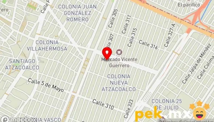 mapa de SEPTHYN Electricista en Gustavo A. Madero, Ciudad de México