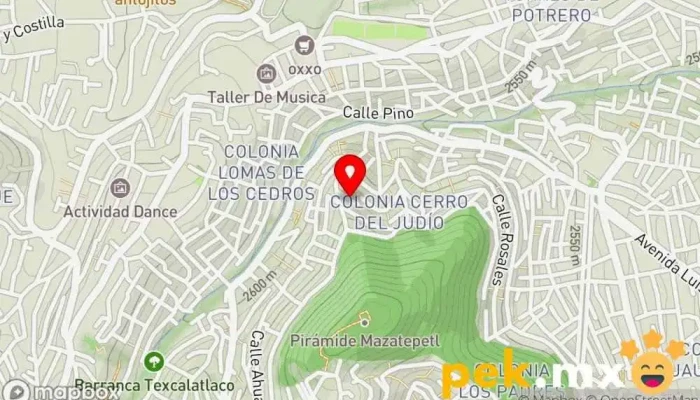 mapa de Servicio Barrón Mantenimiento y Reparación, Residencial e Industrial Electricista en La Magdalena Contreras, Ciudad de México