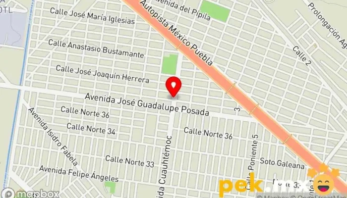 mapa de Servicio Eléctrico Automotriz & Aire Acondicionado 