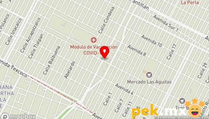 mapa de Servicio Electrico Automotriz 