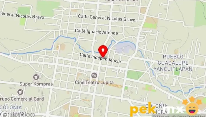mapa de Servicio Eléctrico Automotriz 