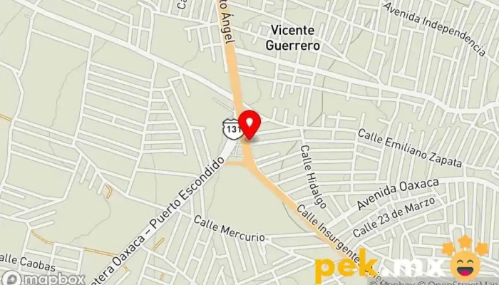 mapa de Servicio Eléctrico Automotriz LUIS Servicio de reparación de sistemas eléctricos para automóviles en Oaxaca de Juárez