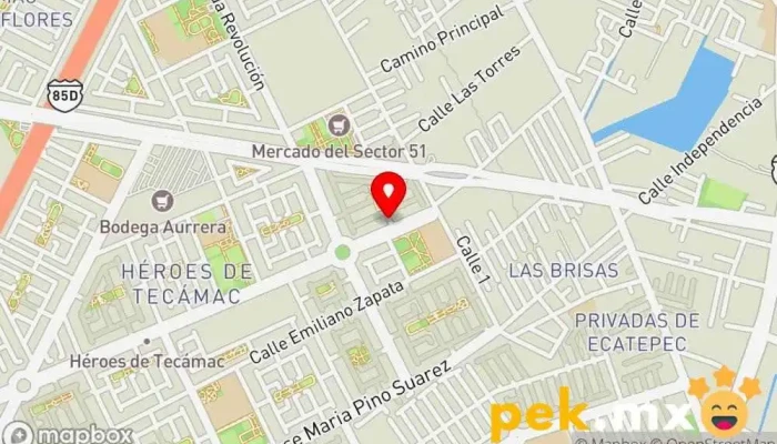 mapa de SERVICIO ELECTRICO AUTOMOTRIZ M y M Servicio de alquiler de coches en Estado de México