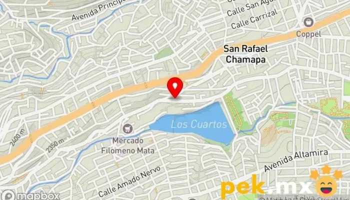 mapa de Servicio Eléctrico Castillo Servicio de reparación de sistemas eléctricos para automóviles en Naucalpan de Juárez