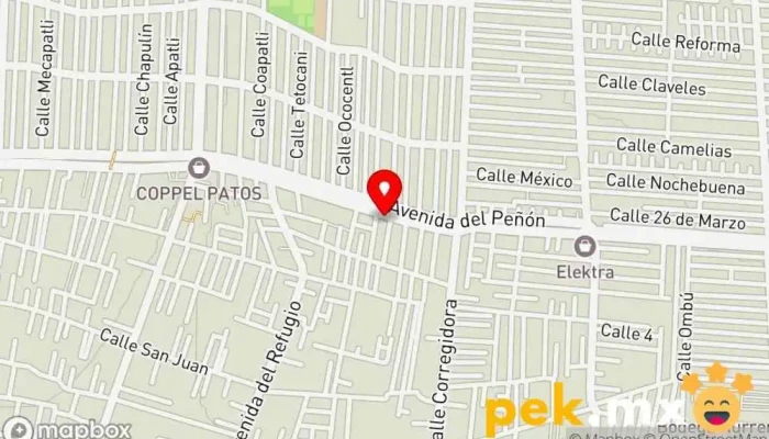 mapa de Servicio Eléctrico Dany Servicio de reparación de sistemas eléctricos para automóviles en Chimalhuacán