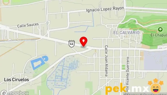 mapa de Servicio Electrico El. Chapeado Comercio en Chapultepec