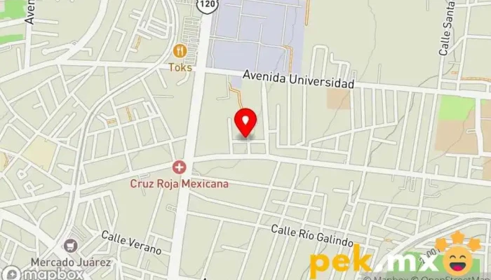mapa de Servicio Eléctrico Garcia Electricista en San Juan del Río