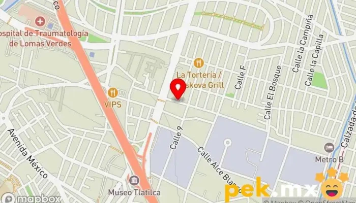 mapa de Servicio eléctrico Servicio de reparación de sistemas eléctricos para automóviles en Naucalpan de Juárez