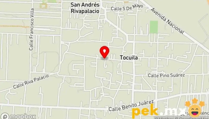 mapa de SERVICIO ELÉCTRICO Servicio de reparación de sistemas eléctricos para automóviles en San Miguel Tocuila