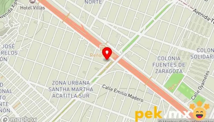 mapa de SERVICIO Eléctrico Servicio de reparación de sistemas eléctricos para automóviles en Iztapalapa, Ciudad de México