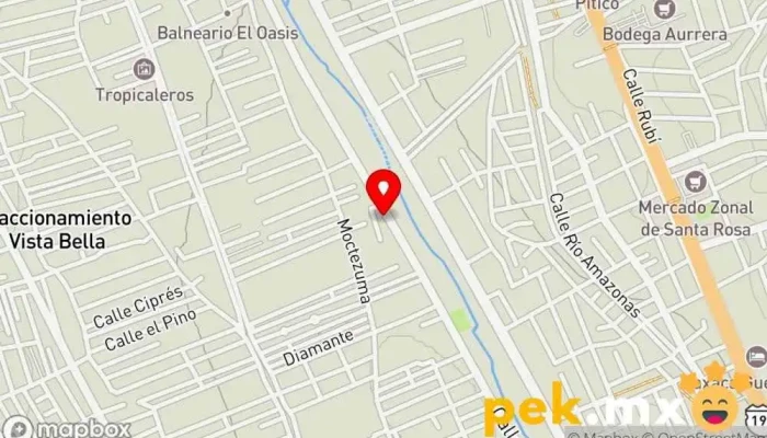 mapa de Servicio Electrico MEVA Marchas y Alternadores nuevos y remanufacturados Taller de reparación de automóviles en San Jacinto Amilpas