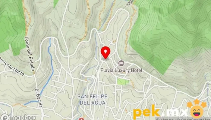 mapa de Servicio Eléctrico Moctezuma Taller de reparación de automóviles en Oaxaca de Juárez