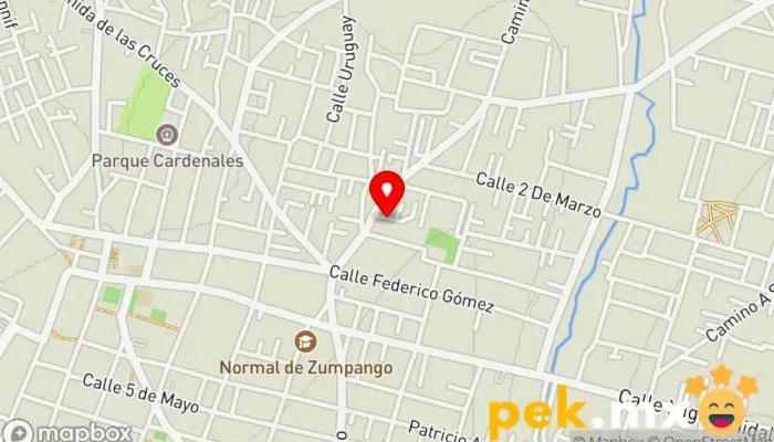 mapa de Servicio Electrico Rodriguez Taller de automóviles en Zumpango de Ocampo