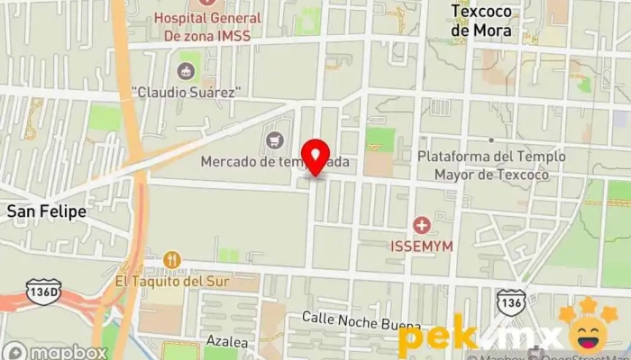 mapa de Servicio Eléctrico y Refacciones Alvarez Taller de automóviles en Texcoco de Mora