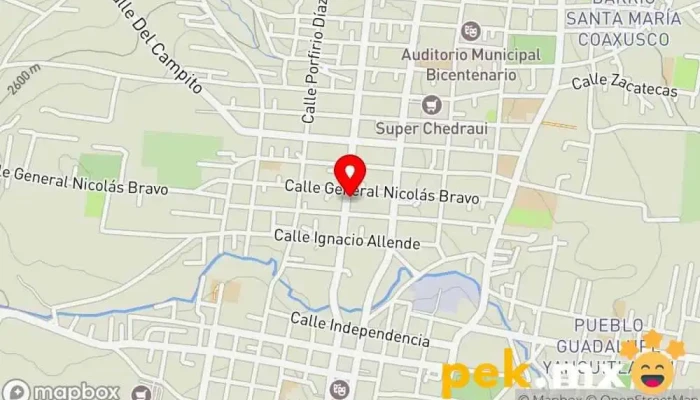 mapa de Servicio Electromecanico Izquierdo Servicio de reparación de sistemas eléctricos para automóviles en Capulhuac de Mirafuentes