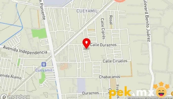 mapa de Servicio Instalación y Mantenimiento Eléctrico Electricista en Col. Lázaro Cárdenas