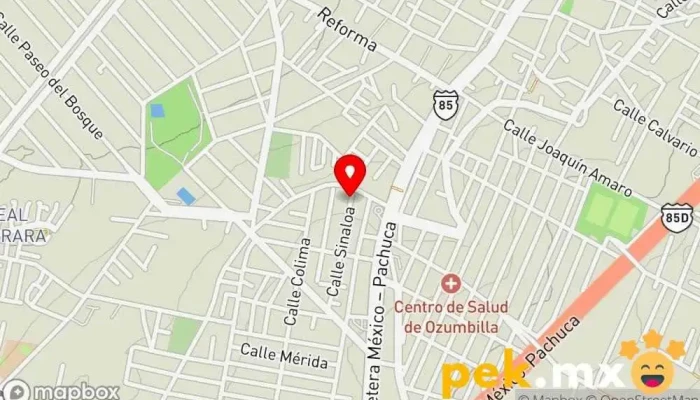 mapa de Servicio mecánico y eléctrico automotriz 
