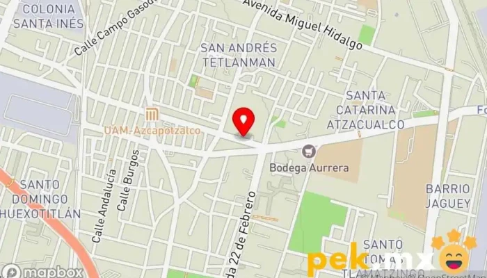 mapa de Servicios Carlos Electricista en Azcapotzalco, Ciudad de México