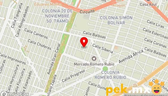 mapa de Servicios Eléctricos Paolo Cesar D&P Calidad y seguridad a tu alcance Electricista en Venustiano Carranza, Ciudad de México