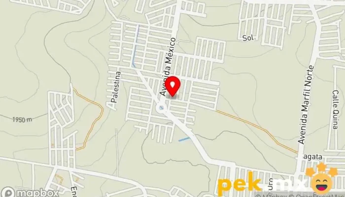 mapa de Servicios integrados Rodolfo Electricista en Fraccionamiento Metrópolis II