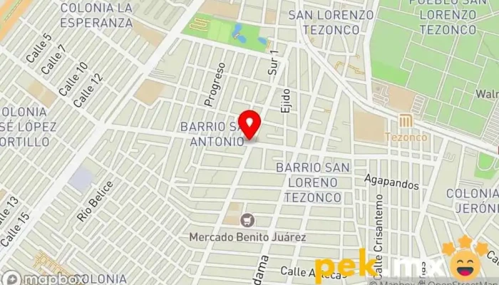mapa de Servicios profecionales y tecnicos de plomeria y electricos  en Iztapalapa, Ciudad de México