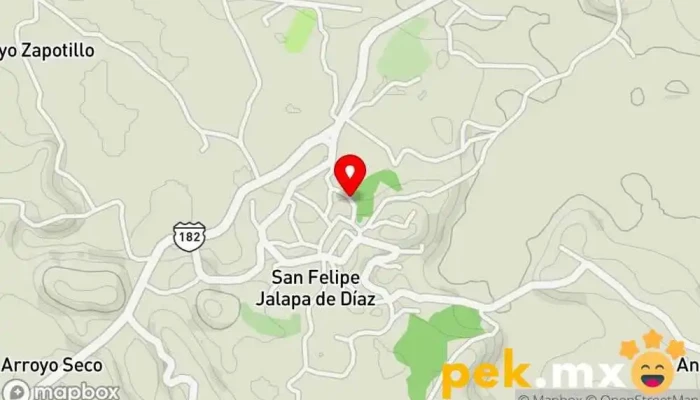mapa de Servicios técnicos Vic-Luz Servicio de reparación de aire acondicionado, Taller de chapa y pintura, Taller de reparaciones eléctricas, Electricista, Soldador en San Felipe Jalapa de Díaz