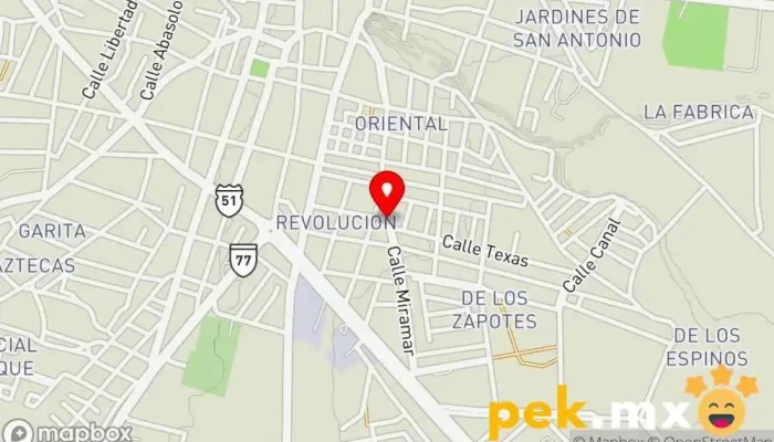 mapa de Servicios y Soluciones Electricas E Integrales Rodriguez 