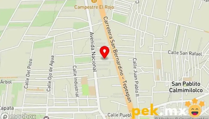 mapa de SIE: Instalaciones Electromecánicas Oficinas de empresa en San Salvador Atenco