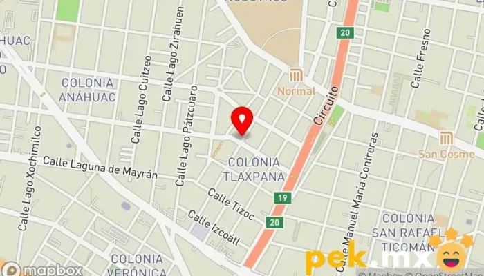 mapa de SIMHE Electricista, Fábrica en Miguel Hidalgo, Ciudad de México