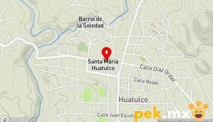 mapa de SINCOM Energía Solar Proveedor de equipos de energía solar en Santa María Huatulco