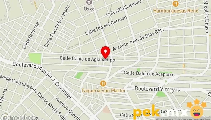 mapa de Sindicato de Electricistas Sindicato en Culiacán Rosales