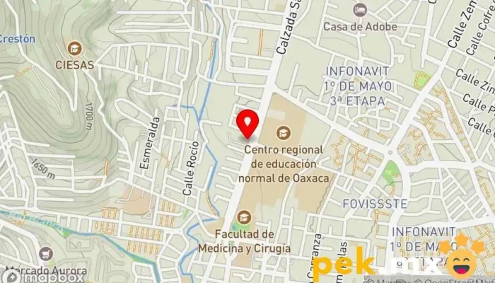 mapa de Sindicato Único de Trabajadores Electricista de la República Mexicana Sindicato en Oaxaca de Juárez