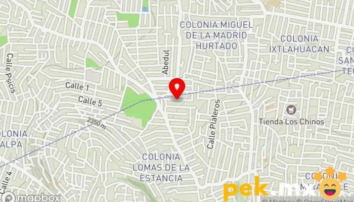 mapa de SISLO OFICINAS Servicio de instalación eléctrica en Iztapalapa, Ciudad de México