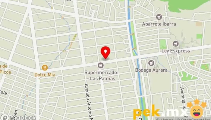 mapa de Solórzano Plomería Eléctrica Tienda de artículos de fontanería en Culiacán Rosales