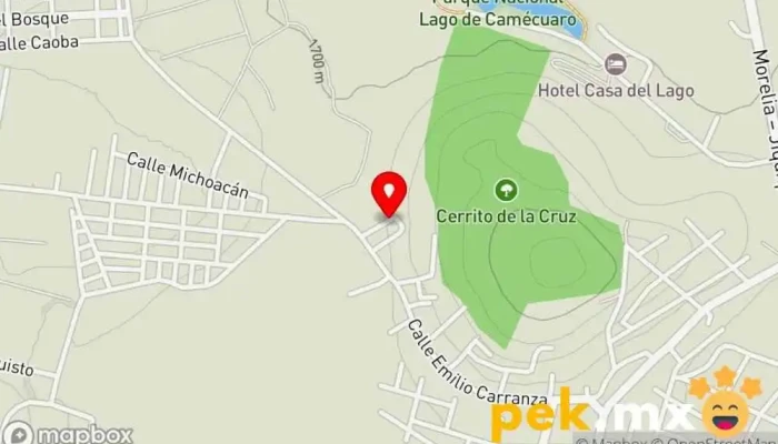mapa de Soluciones Electricas Oficinas de empresa en Tangancícuaro de Arista