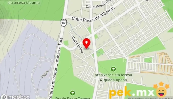 mapa de Soluciones eléctricas y remodelaciones Electricista en Santa Teresa