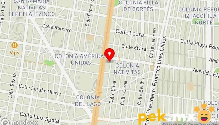 mapa de Soluciones en Ingeniería Eléctrica y Proyectos Servicio de instalación eléctrica, Subestación eléctrica en Benito Juárez, Ciudad de México