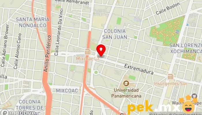 mapa de Soluciones G.S Plomero Y Electricista Servicio de instalación eléctrica en Benito Juárez, Ciudad de México