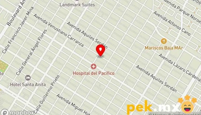 mapa de Surtidora Eléctrica de los Mochis Electricista en Los Mochis