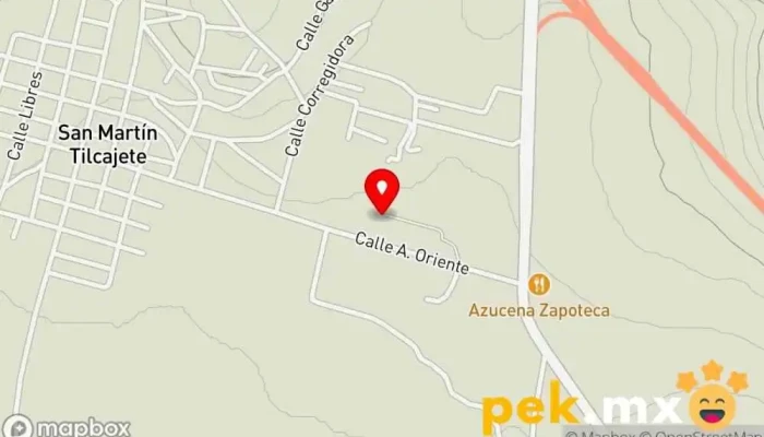mapa de Taller de Alebrijes Ángel Piña Galería de arte en San Martín Tilcajete