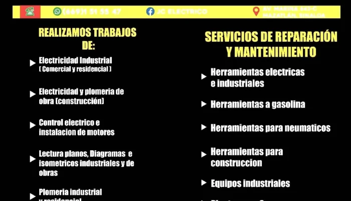 Taller De Electricidad Jc Electricos Mazatlan - Mazatlán